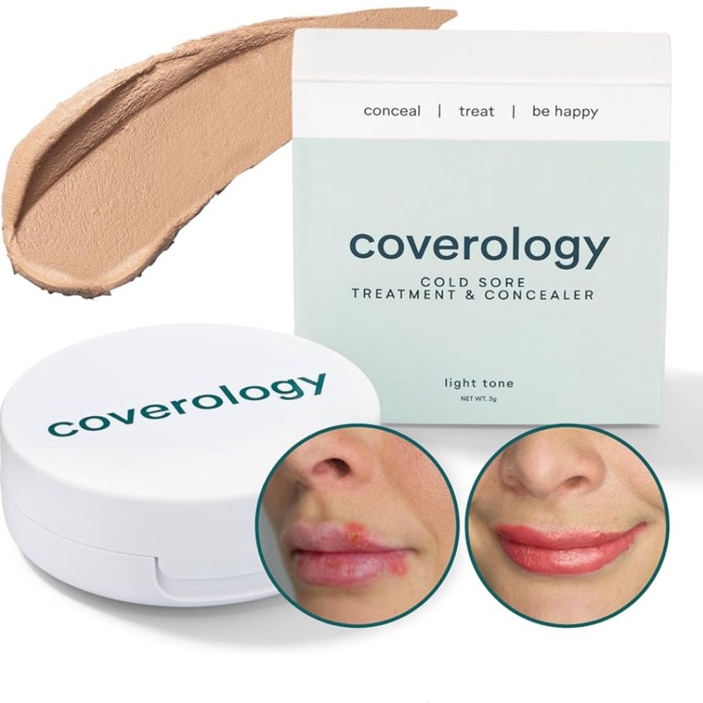 Coverology | Cold Sore Makeup Lightweight Treatment to Disguise & Soothe Medium